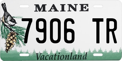 ME license plate 7906TR