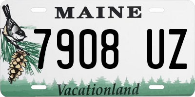 ME license plate 7908UZ