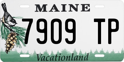 ME license plate 7909TP