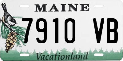 ME license plate 7910VB