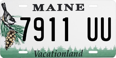 ME license plate 7911UU