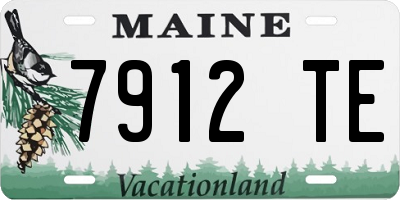 ME license plate 7912TE