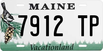 ME license plate 7912TP