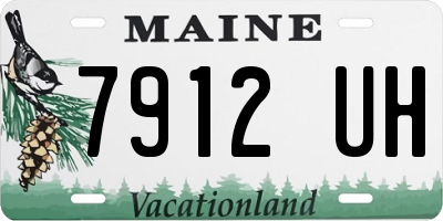 ME license plate 7912UH