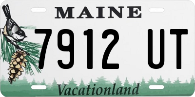 ME license plate 7912UT