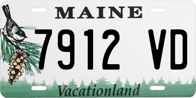 ME license plate 7912VD