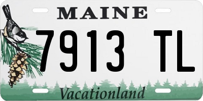 ME license plate 7913TL