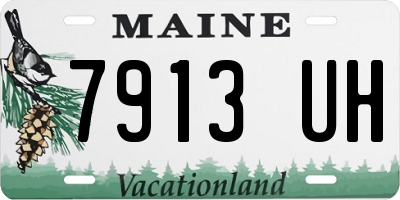 ME license plate 7913UH