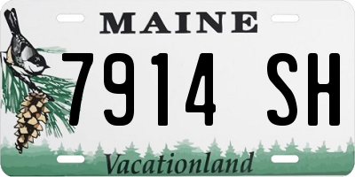 ME license plate 7914SH