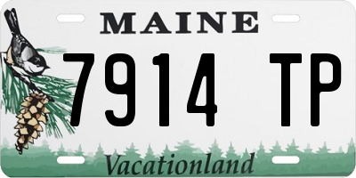ME license plate 7914TP