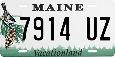 ME license plate 7914UZ