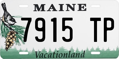 ME license plate 7915TP