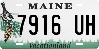 ME license plate 7916UH