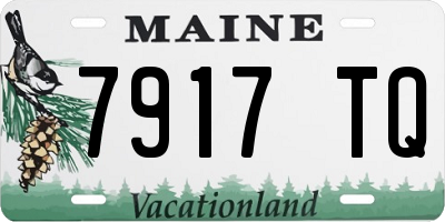ME license plate 7917TQ
