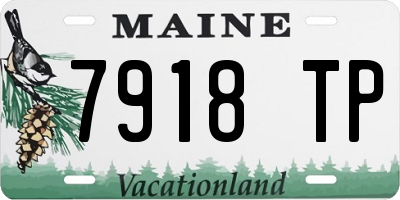 ME license plate 7918TP