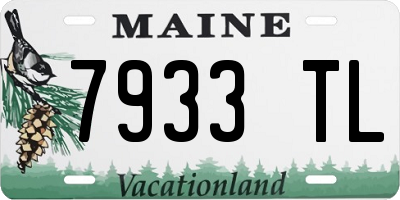 ME license plate 7933TL