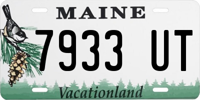 ME license plate 7933UT