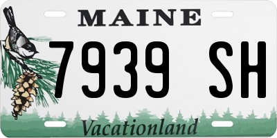 ME license plate 7939SH