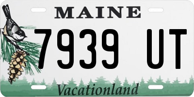 ME license plate 7939UT