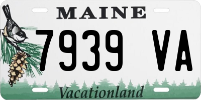 ME license plate 7939VA