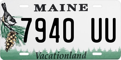 ME license plate 7940UU