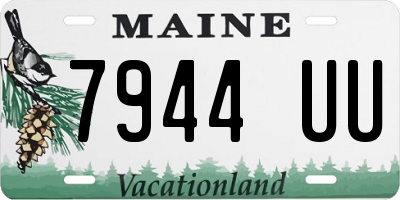 ME license plate 7944UU