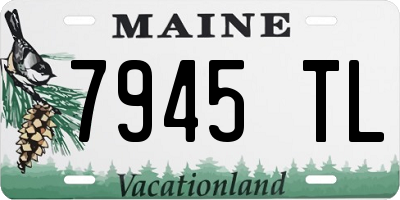 ME license plate 7945TL