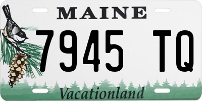 ME license plate 7945TQ