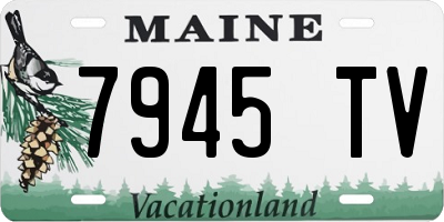 ME license plate 7945TV