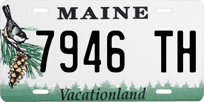 ME license plate 7946TH