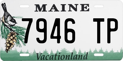 ME license plate 7946TP