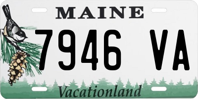 ME license plate 7946VA