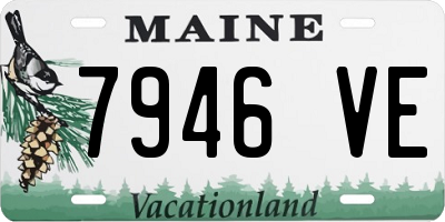 ME license plate 7946VE