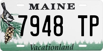 ME license plate 7948TP