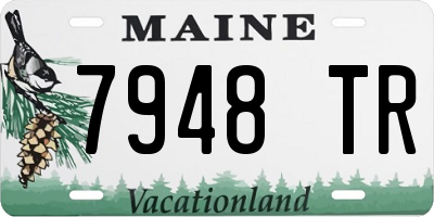 ME license plate 7948TR