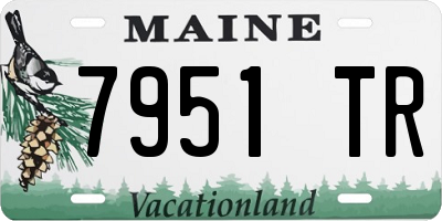 ME license plate 7951TR