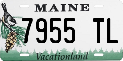 ME license plate 7955TL