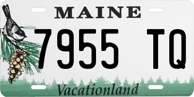 ME license plate 7955TQ