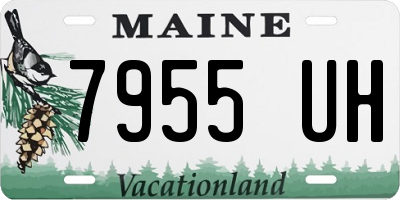 ME license plate 7955UH