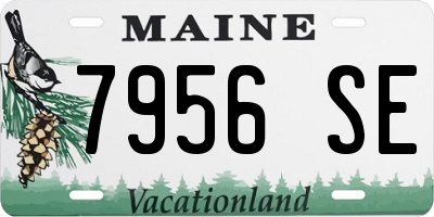 ME license plate 7956SE