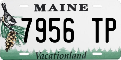 ME license plate 7956TP