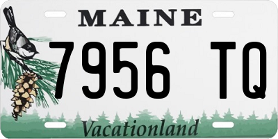 ME license plate 7956TQ