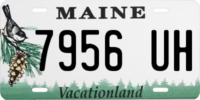 ME license plate 7956UH