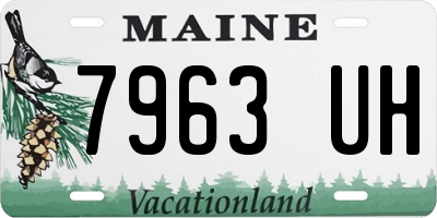 ME license plate 7963UH
