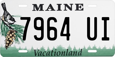 ME license plate 7964UI