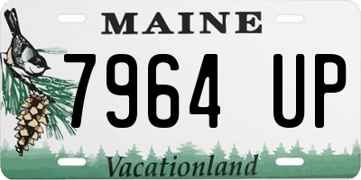 ME license plate 7964UP