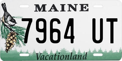 ME license plate 7964UT