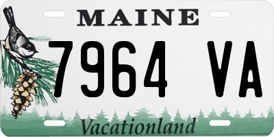 ME license plate 7964VA