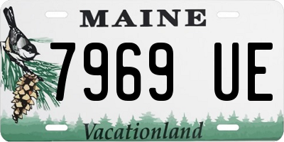 ME license plate 7969UE