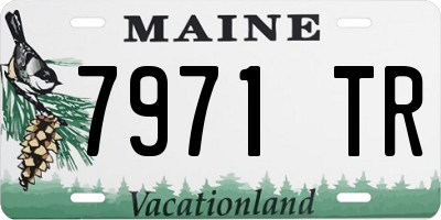 ME license plate 7971TR